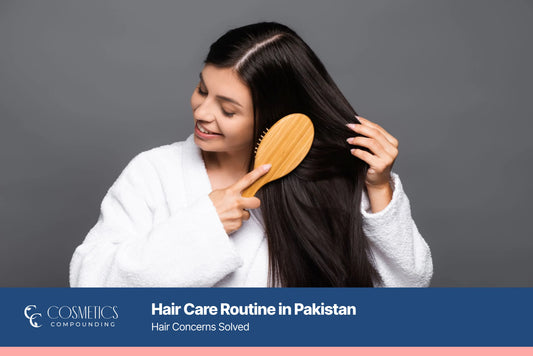 Hair care routine in Pakistan for dandruff, hair fall, and frizz control