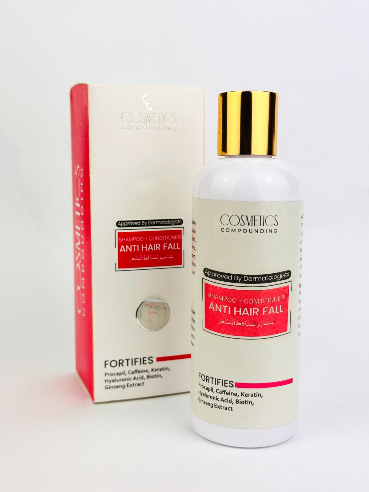 Anti Hair Fall Shampoo + Conditioner 250ml – COSMETICS COMPOUNDING