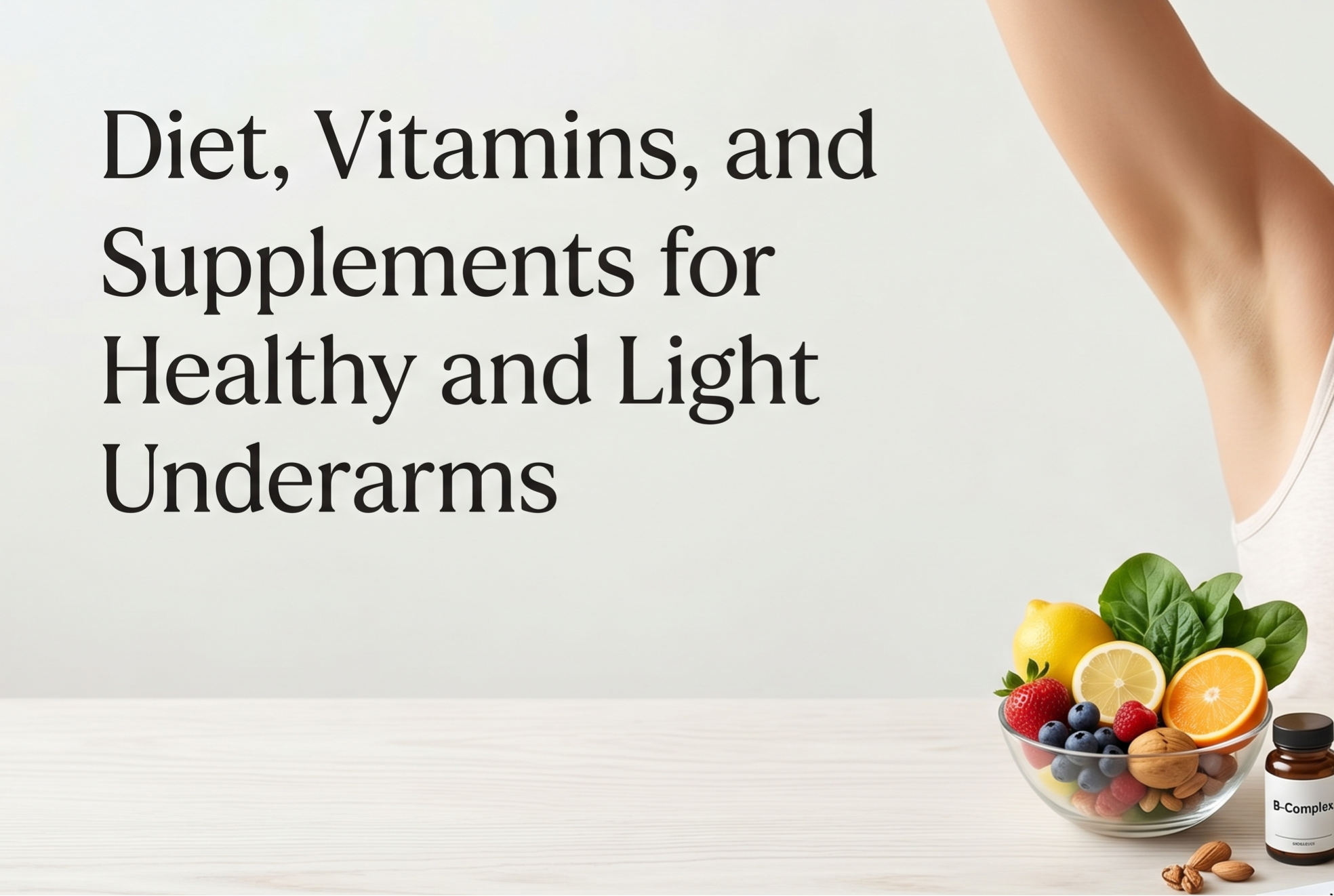 Nutritional Factors to Lighten Underarm Skin