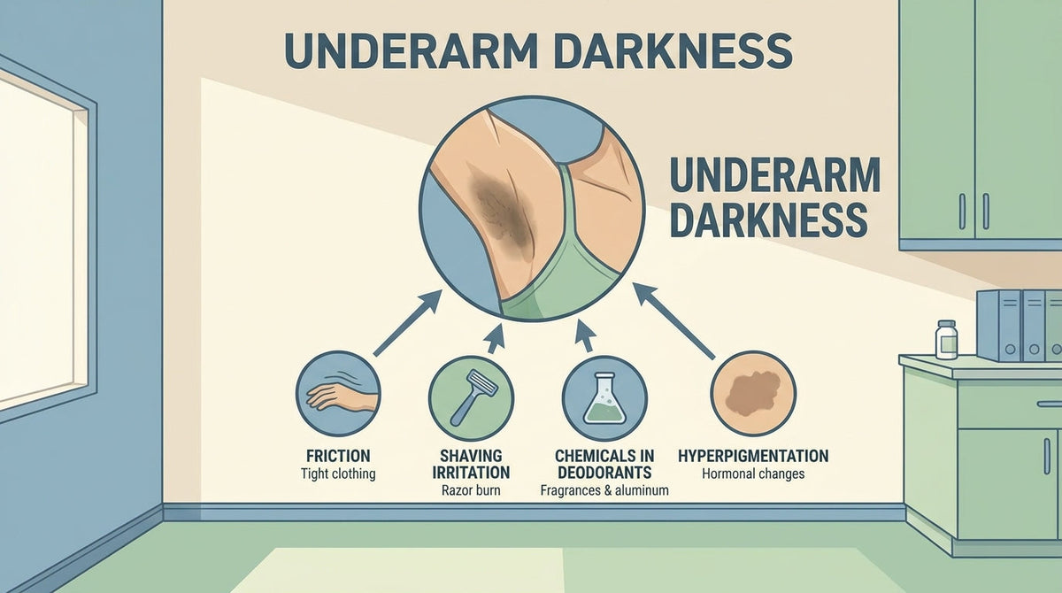 Causes of Underarm Darkness