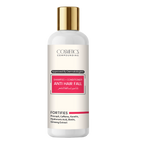 Shampoo and conditioner bottle for anti hair fall with gold cap