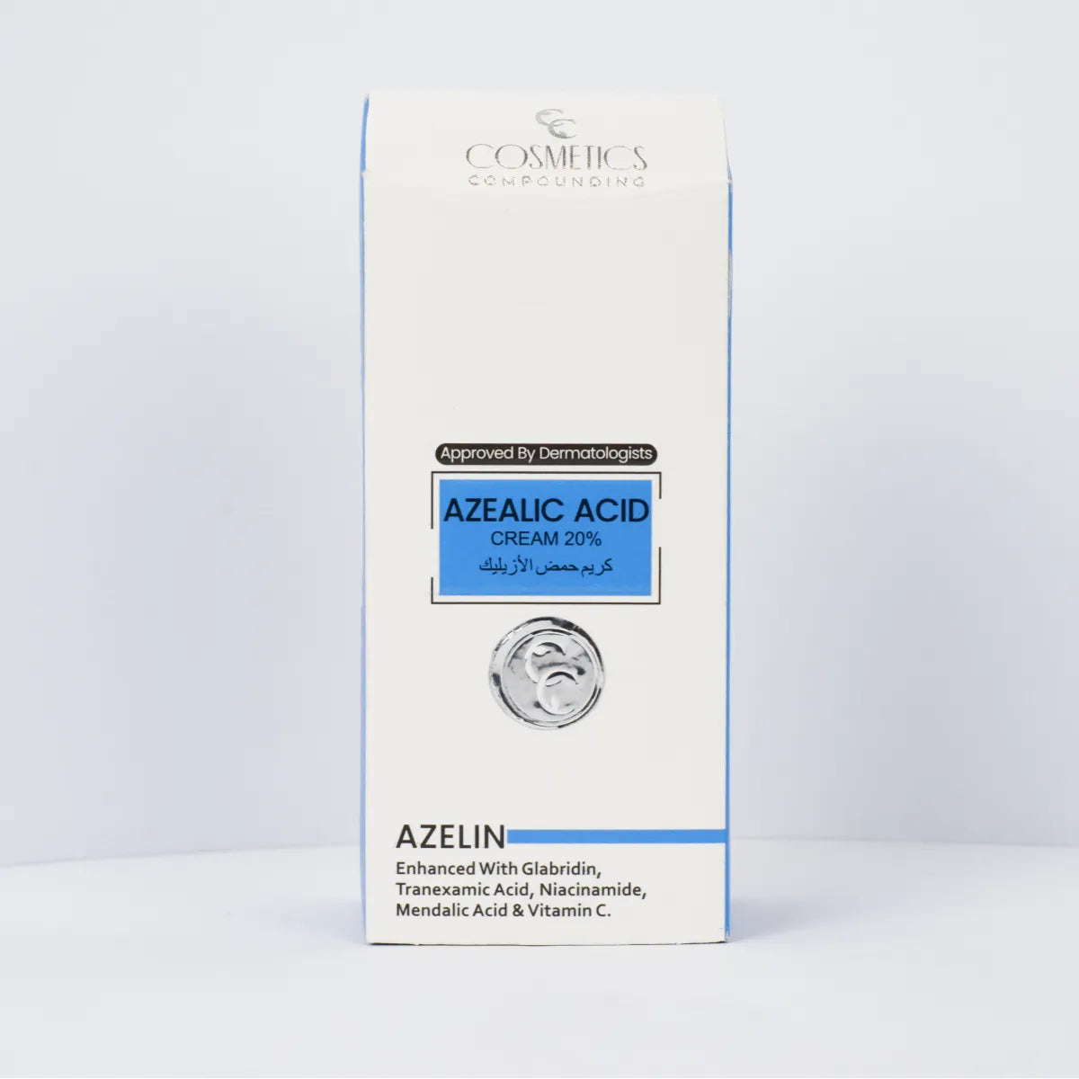 Azelaic acid 20 percent tube for oily skin.