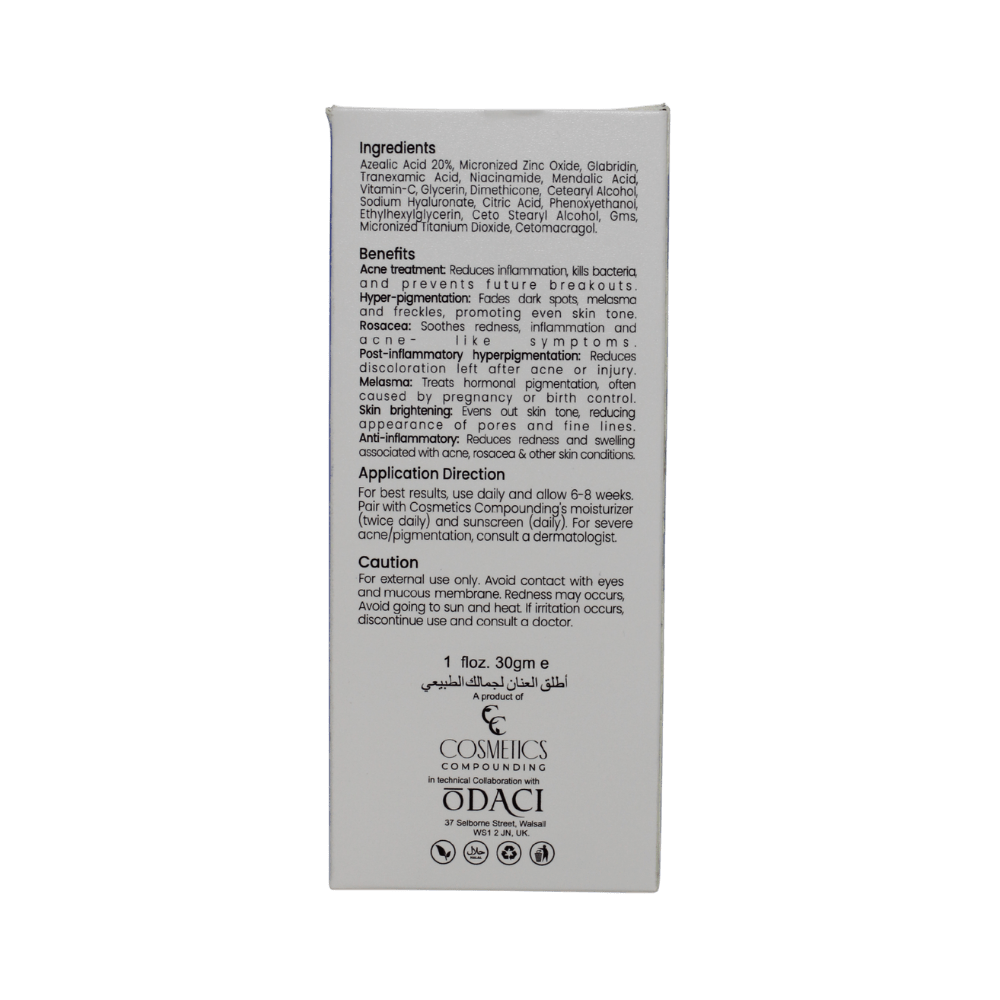 Azelaic Acid Cream - Cosmetics Compounding