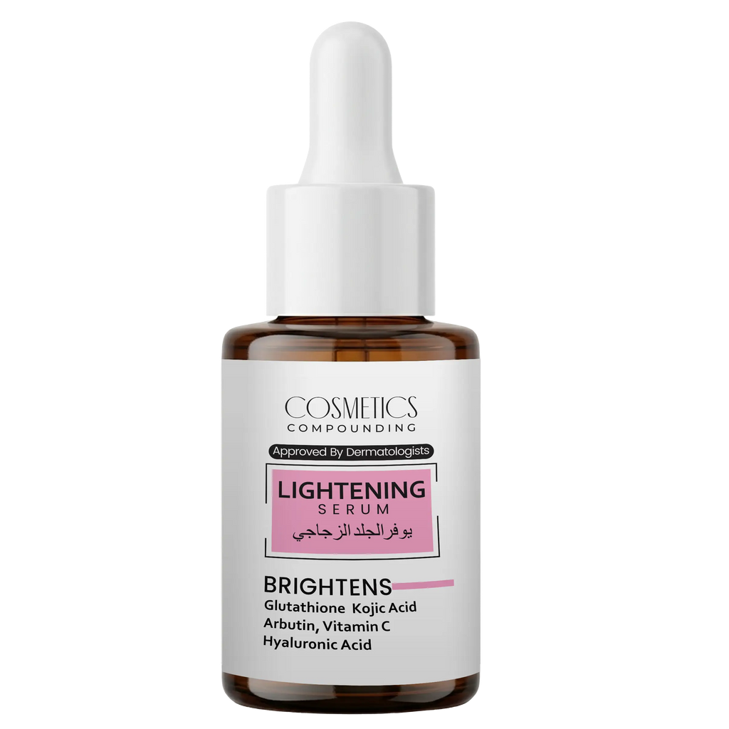 Cosmetic serum bottle with dropper