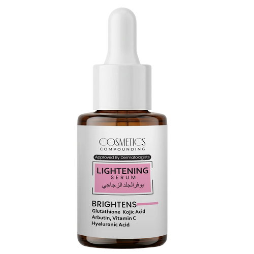 Cosmetic serum bottle with dropper