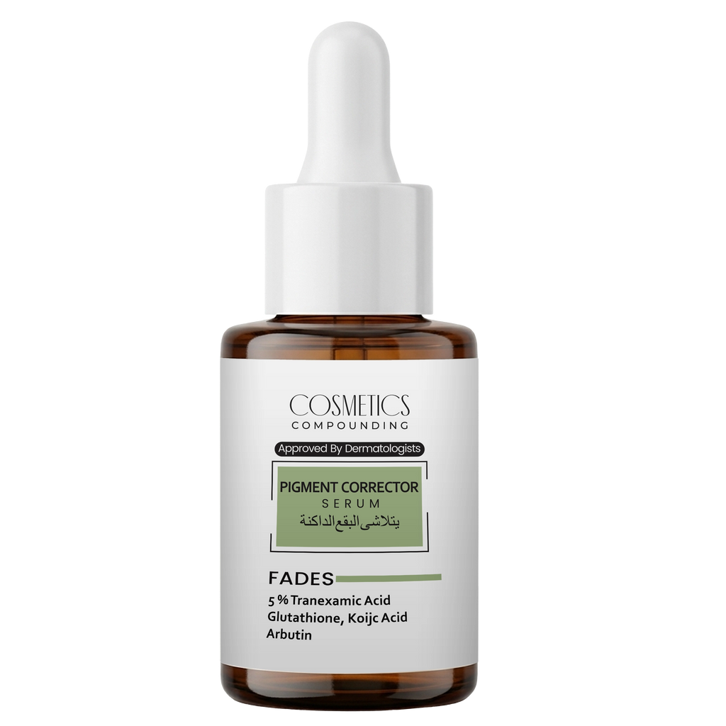Cosmetic serum bottle with dropper
