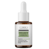 Cosmetic serum bottle with dropper