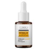Retinol serum bottle with dropper