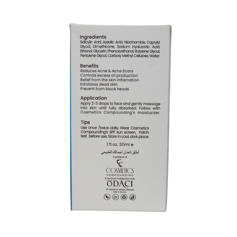 CC Anti Acne Serum - Cosmetics Compounding