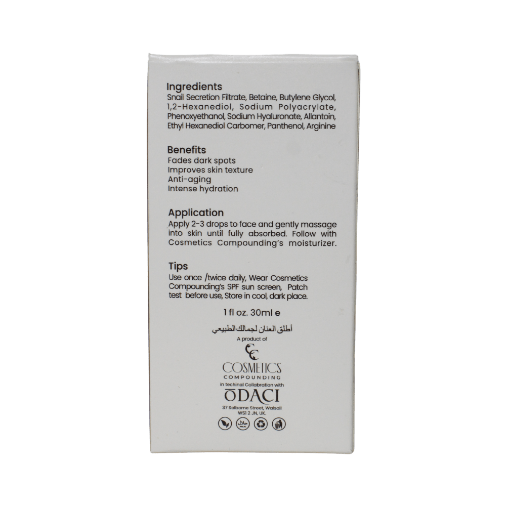 CC Snail Mucin Serum - Cosmetics Compounding