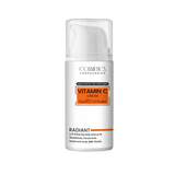 Vitamin C cream bottle with 'Cosmetics Compounding'
