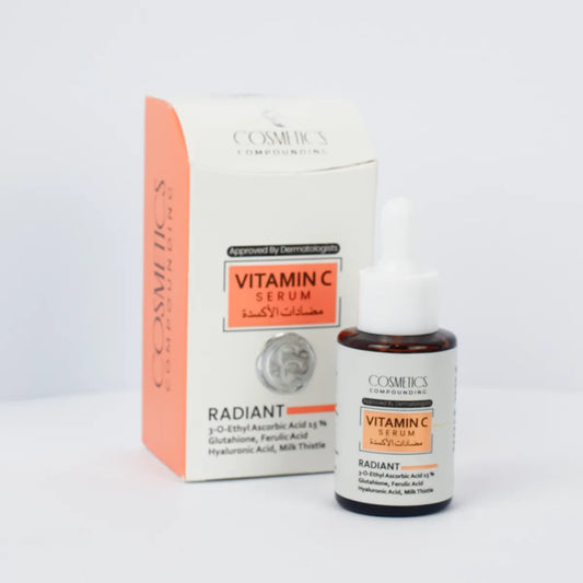 Vitamin C serum for dark spots and acne scars in Pakistan.